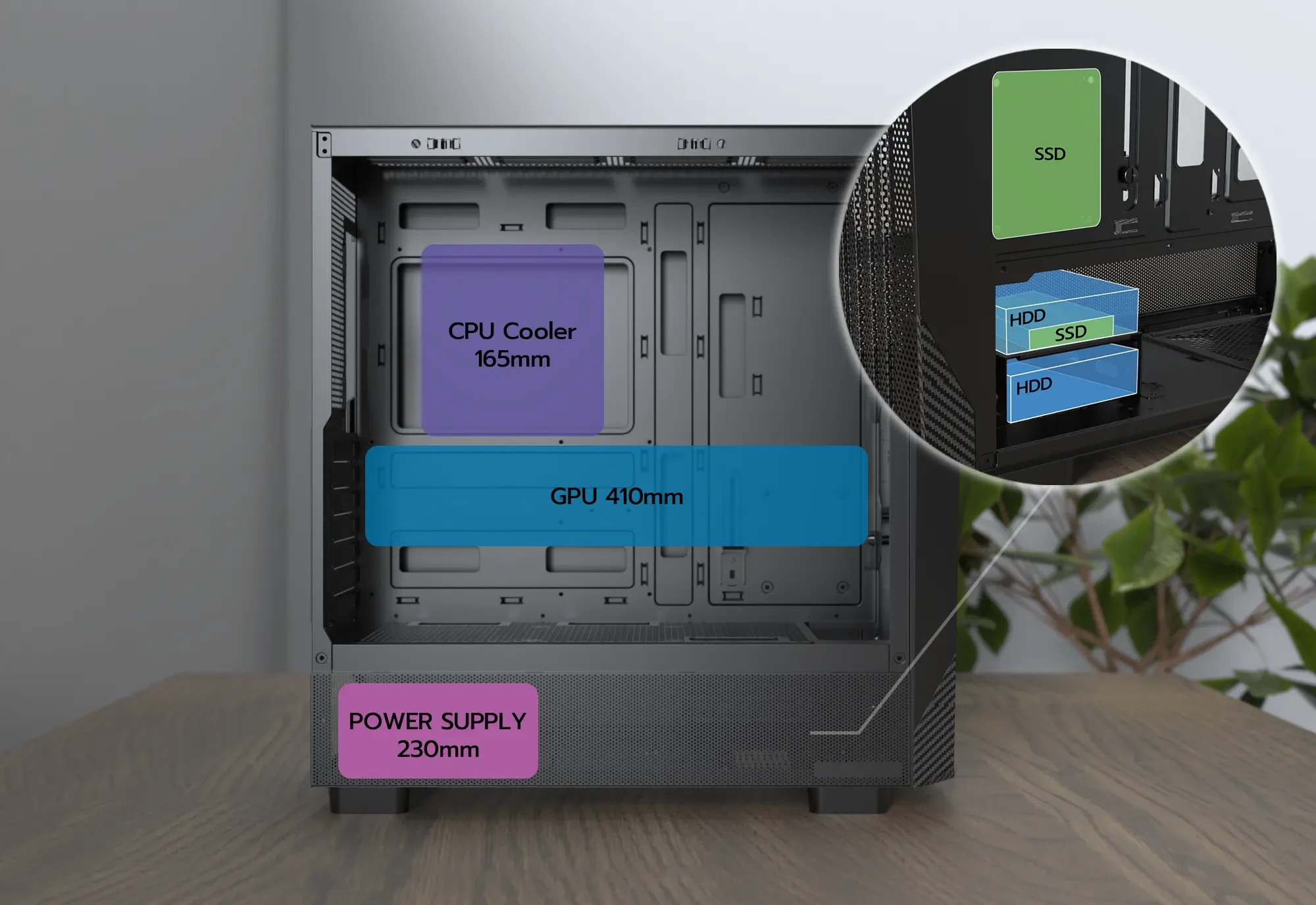 Montech кутия Case ATX - X5 (W) - 4 A-RGB fans, USB-C