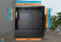 Montech кутия Case ATX - X5 (B) - 4 A-RGB fans, USB-C