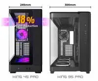 Montech кутия Case ATX - KING 45 PRO (W) - 4 x 120 mm A-RGB, USB-C
