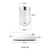 Геймърска безжична мишка ZOWIE EC3-DW 4K, Бяла