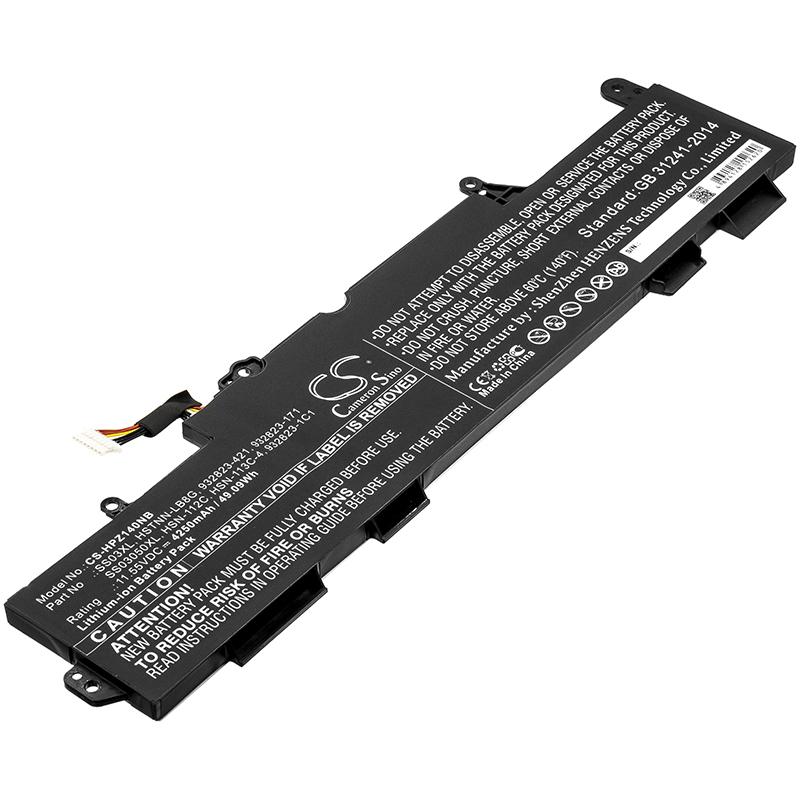 Batterie pour ordinateur portable HP ELITEBOOK 840 G5 932823-171, HSN-112C LiIon 11,55V 4250mAh CAMERON SINO