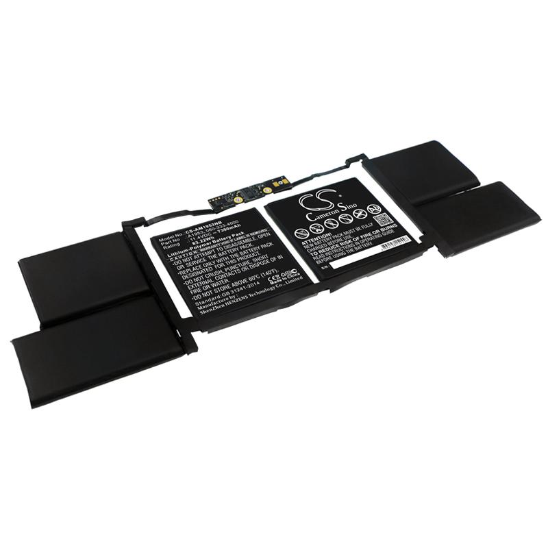 Batterie pour ordinateur portable Apple MacBook Pro 15 pouces TOUCH BAR A1990 2019 A1953 LiPo 11.4V 7300mAh CAMERON SINO