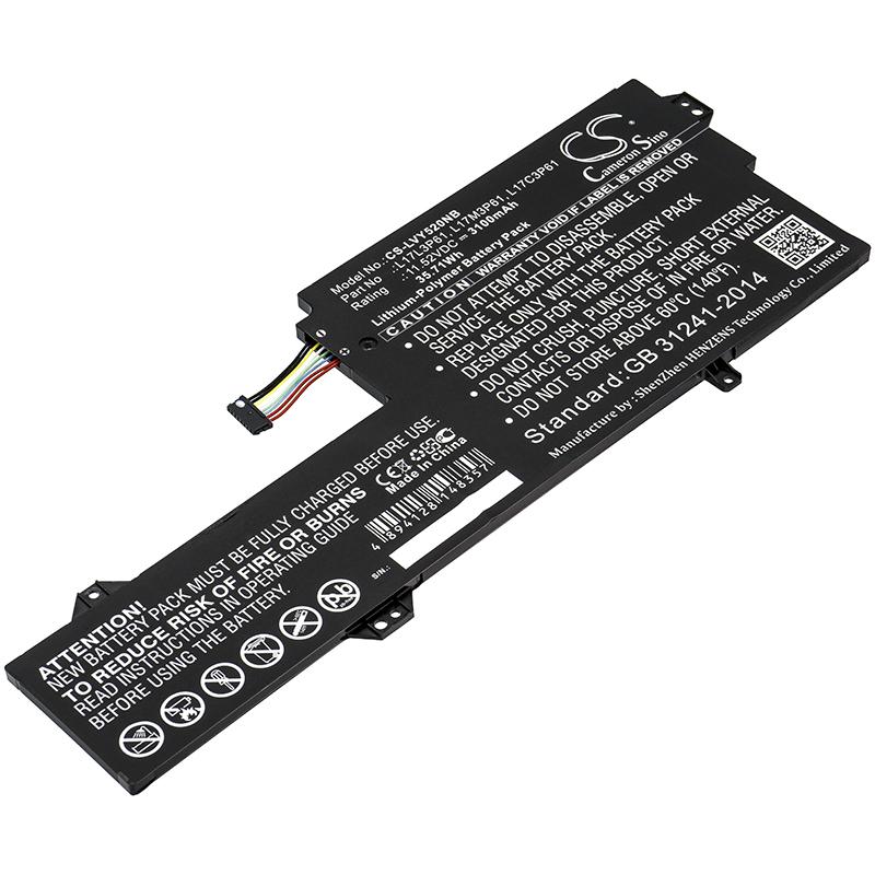 Аккумулятор для ноутбука LENOVO IdeaPad 320S-13IKB, V530s, Yoga 520 12, L17C3P61 LiPo 11.52V 3100 mAh CAMERON SINO