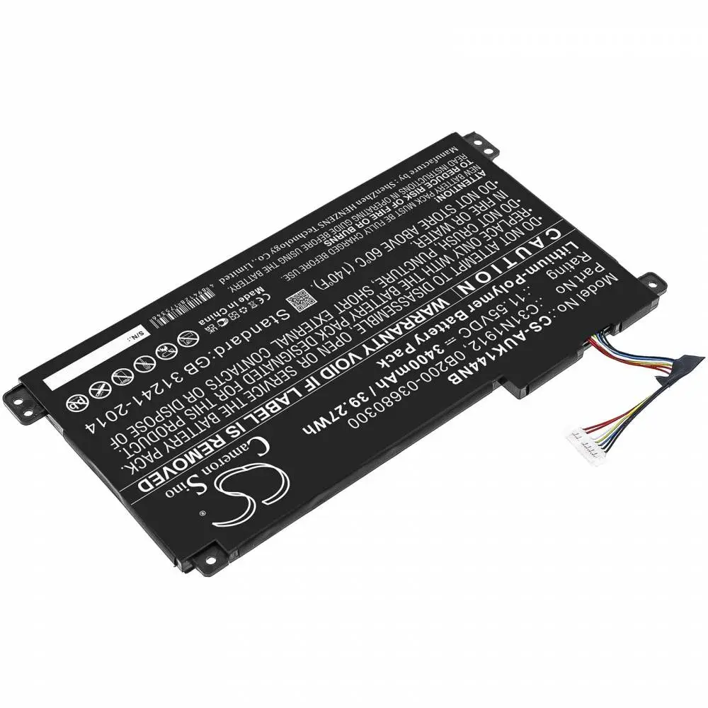Батерия за лаптоп ASUS VivoBook 14 E410MA-EK007TS, E510MA-BR058T, C31N1912 LiPo 11.55V 3400 mAh CAMERON SINO
