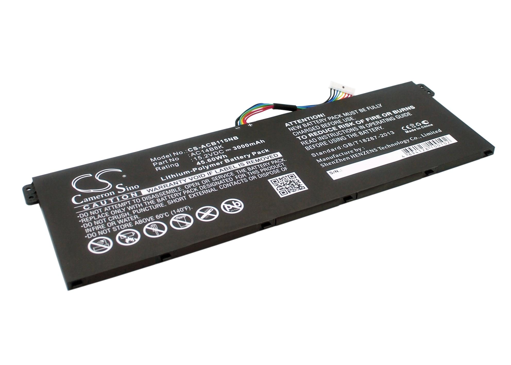 Батерия за лаптоп ACER Aspire 5 A514-52G-59ZN, Aspire 7 A717-71G-51MF, AC14A8K LiPo 15.2V 3000 mAh CAMERON SINO