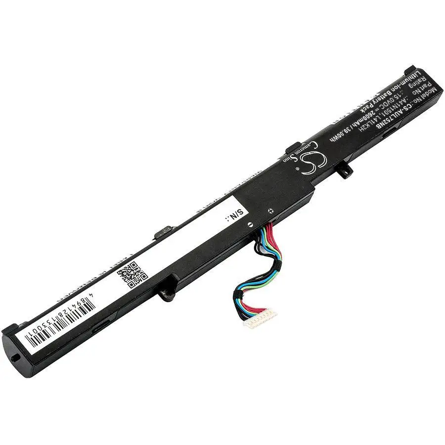 Батерия за лаптоп ASUS GL752JW, VivoBook Pro N552VW-FI035T, VivoBook Pro N752VX-GC084T, A41N1501 LiIon 15V 2600mAh CAMERON SINO