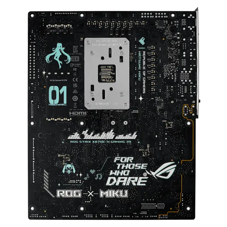 Дънна платка ASUS ROG STRIX X870E-H GAMING Hatsune Miku Edition WIFI 7 AM5 DDR5