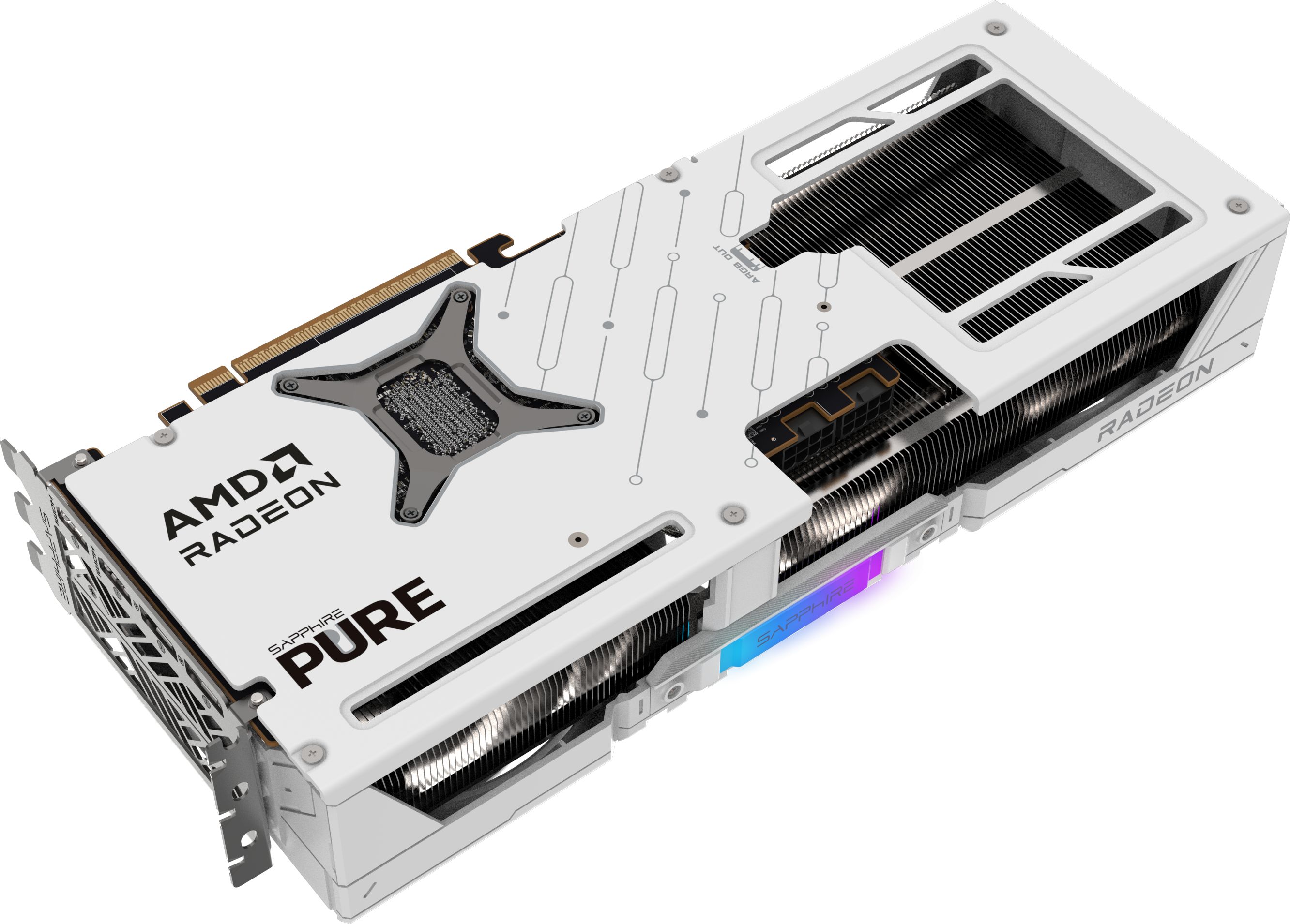 Видео карта Sapphire PURE AMD Radeon RX 9070 GAMING OC 16GB - 11349-02-20G