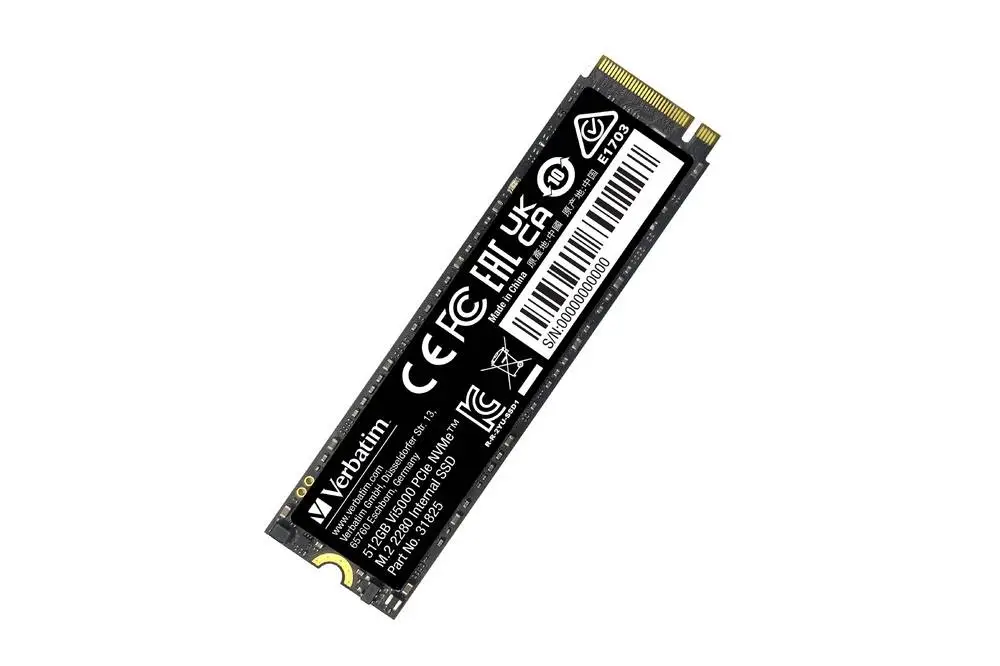 SSD Диск Verbatim Vi5000 500GB PCIe NVMe M.2 Gen4x4 