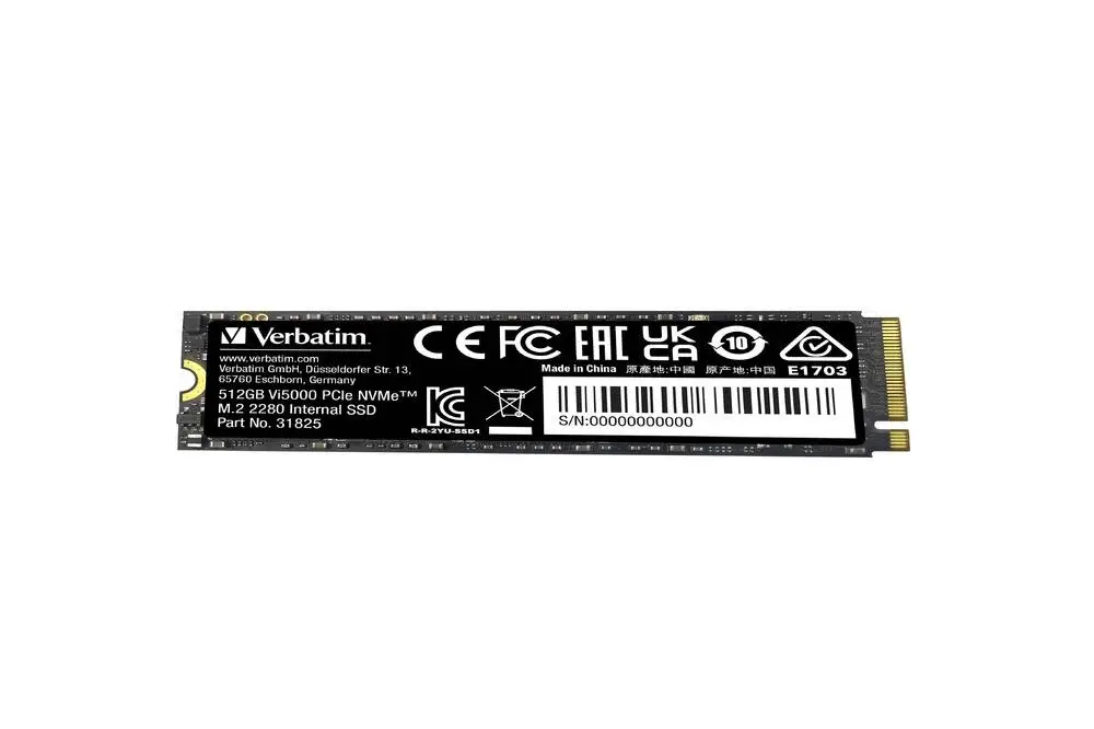 SSD Диск Verbatim Vi5000 500GB PCIe NVMe M.2 Gen4x4 