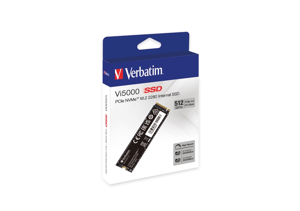SSD Диск Verbatim Vi5000 500GB PCIe NVMe M.2 Gen4x4 