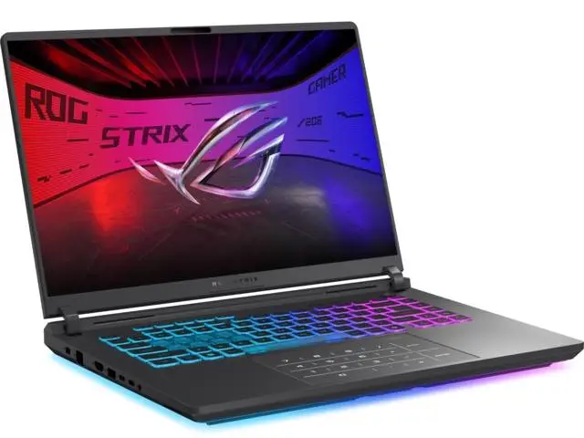 Лаптоп Asus Strix G16 G615LW-S5029W, Intel Core Ultra 9 275HX, 16.0" WQXGA (2560X1600), 240 Hz, 32GB DDR5 RAM, 1TB M.2 NVMe SSD , Nvidia GeForce RTX5080 16GB, Wi-Fi 7, Windows 11, Eclipse Gray - 90NR0LG1-M00740