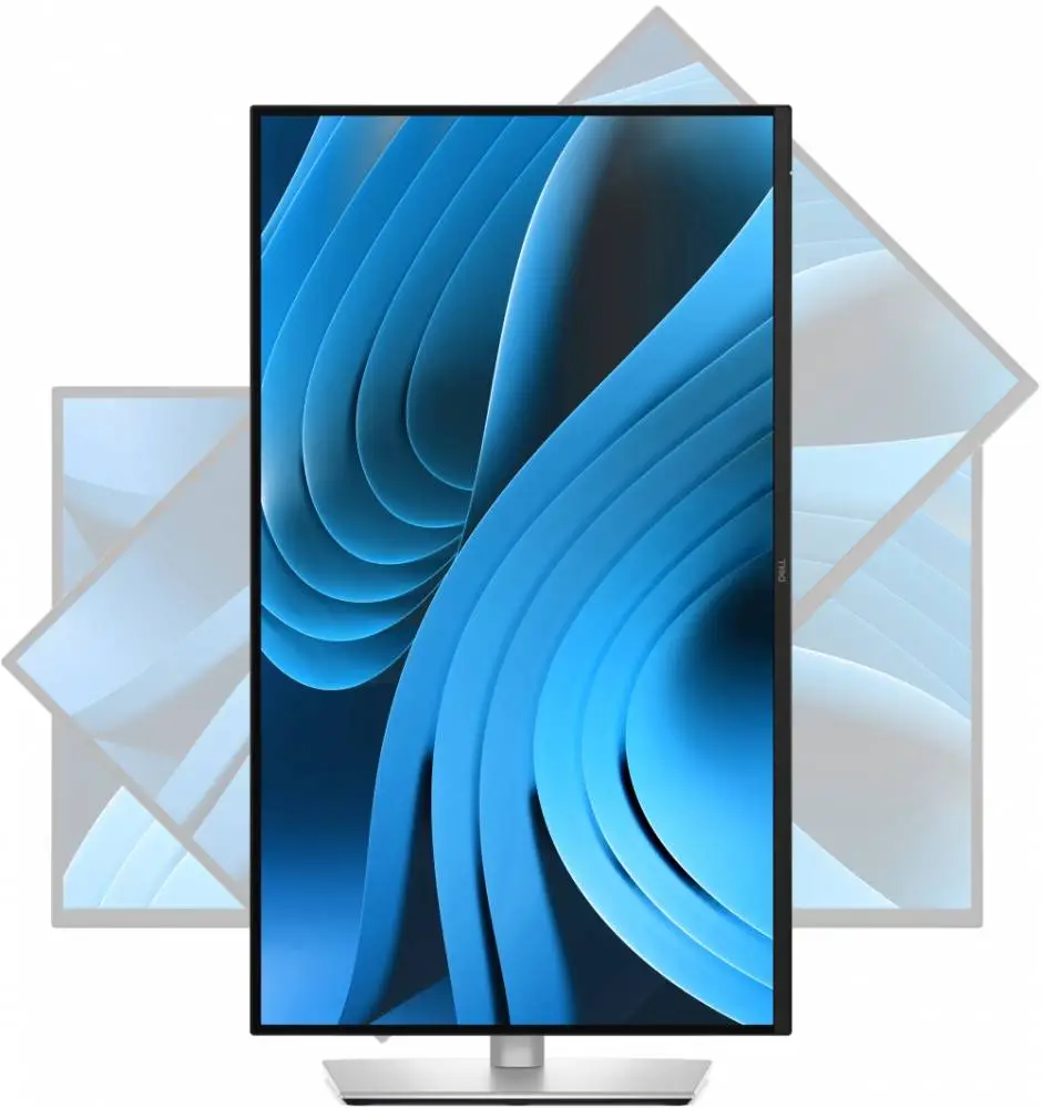 Монитор Dell P2725D, 27" WQHD LED, IPS, WQHD 2560x1440, 5ms, 100 Hz, 99% sRGB, USB-C, 3x USB 5Gbps Type-A, HDMI, Display Port, Black
