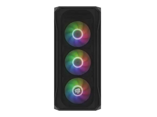 Кутия Fury PC Case Shobo SH4F RGB Midi Tower, Window, Black - NFO-2154