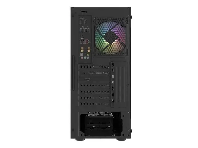Кутия Fury PC Case Shobo SH4F RGB Midi Tower, Window, Black - NFO-2154