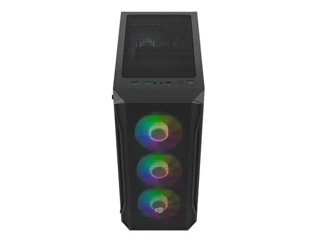 Кутия Fury PC Case Shobo SH4F RGB Midi Tower, Window, Black - NFO-2154