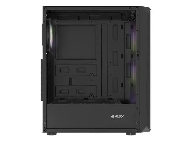 Кутия Fury PC Case Shobo SH4F RGB Midi Tower, Window, Black - NFO-2154