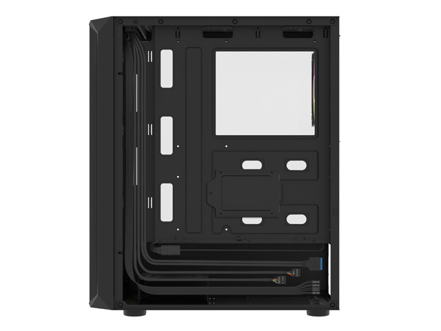 Кутия Fury PC Case Shobo SH4 RGB Midi Tower, Window, Black - NFO-2153