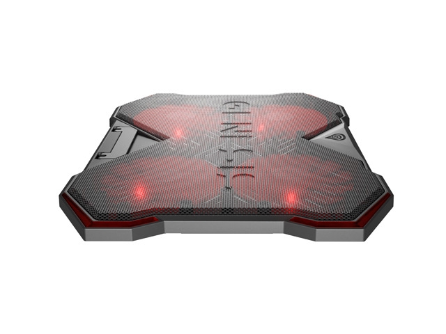 Genesis Laptop Cooling Pad Oxid 260 15.6-17.3 4 Lüfter, Led Licht, 2 Usb