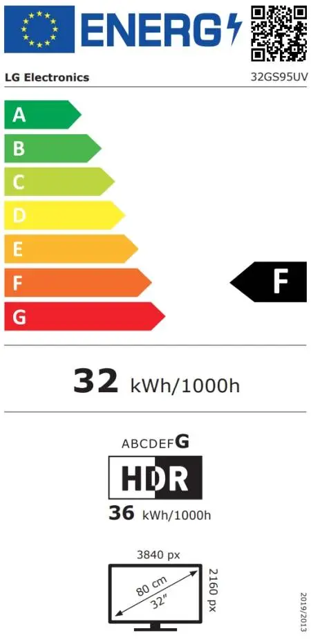 Монитор LG 32GS95UV-B, 31.5" 4K UHD OLED Dual-Mode, 4K UHD (3840x 2160), 4K 240Hz, FHD 480Hz, 0.03ms (GtG), AMD FreeSync, NVIDIA G-Sync, DTS, Speacer 7Wx2, VRR, HDR 400, USB Down/Up-stream, HDMI, DisplayPort