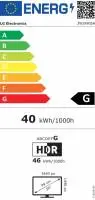 Монитор LG 39GX90SA-W, 39", OLED UltraGear 21:9 Curved Smart, WQHD (3440x1440), 0.03 ms, 240Hz, HDR 10, USB 3.0, VRR, Free-sync, G-Sync, USB-C, PD 65W, HDMI, DP, PBP, Speakers, White