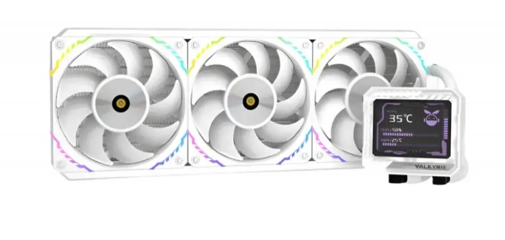 Охладител за процесор Valkyrie V360 ARGB White LCD AIO Water Cooler