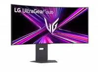 Монитор LG 39GX900A-B, 39", OLED UltraGear 21:9 Curved, WQHD (3440x1440), 240Hz, 0.03 ms, HDR 10, VRR, AMD FreeSync, G-Sync, USB-C, PD 65W, HDMI, DP, PBP, Speakers 7Wx2, Black