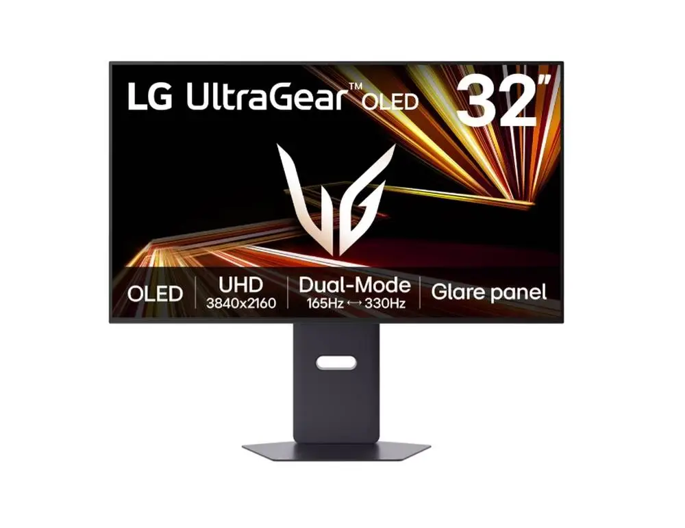 Монитор LG 32GX850A-B, 31.5", UltraGear OLED, UHD 4K (3840x2160), 0.03ms, Dual-Mode (4K 165Hz FHD 330Hz), HDR 10, USB, AMD Free-sync, NVIDIA G-Sync, VRR, HDMI, DisplayPort, LG Switch