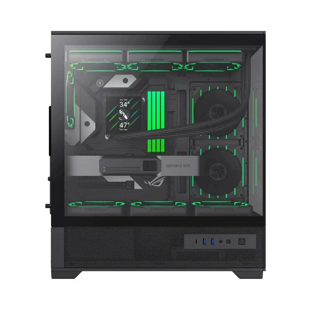 Кутия Gamemax Vista 2 AB Case EATX 3 x 120 mm ARGB