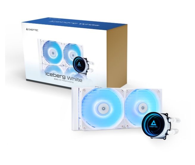 Охладител за процесор Chieftec Iceberg 240 White RGB 240mm AIO Water Cooler