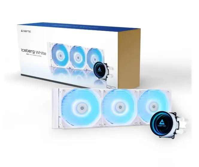 Охалдител за процесор Chieftec Iceberg 360 RGB White 360mm AIO Water Cooler
