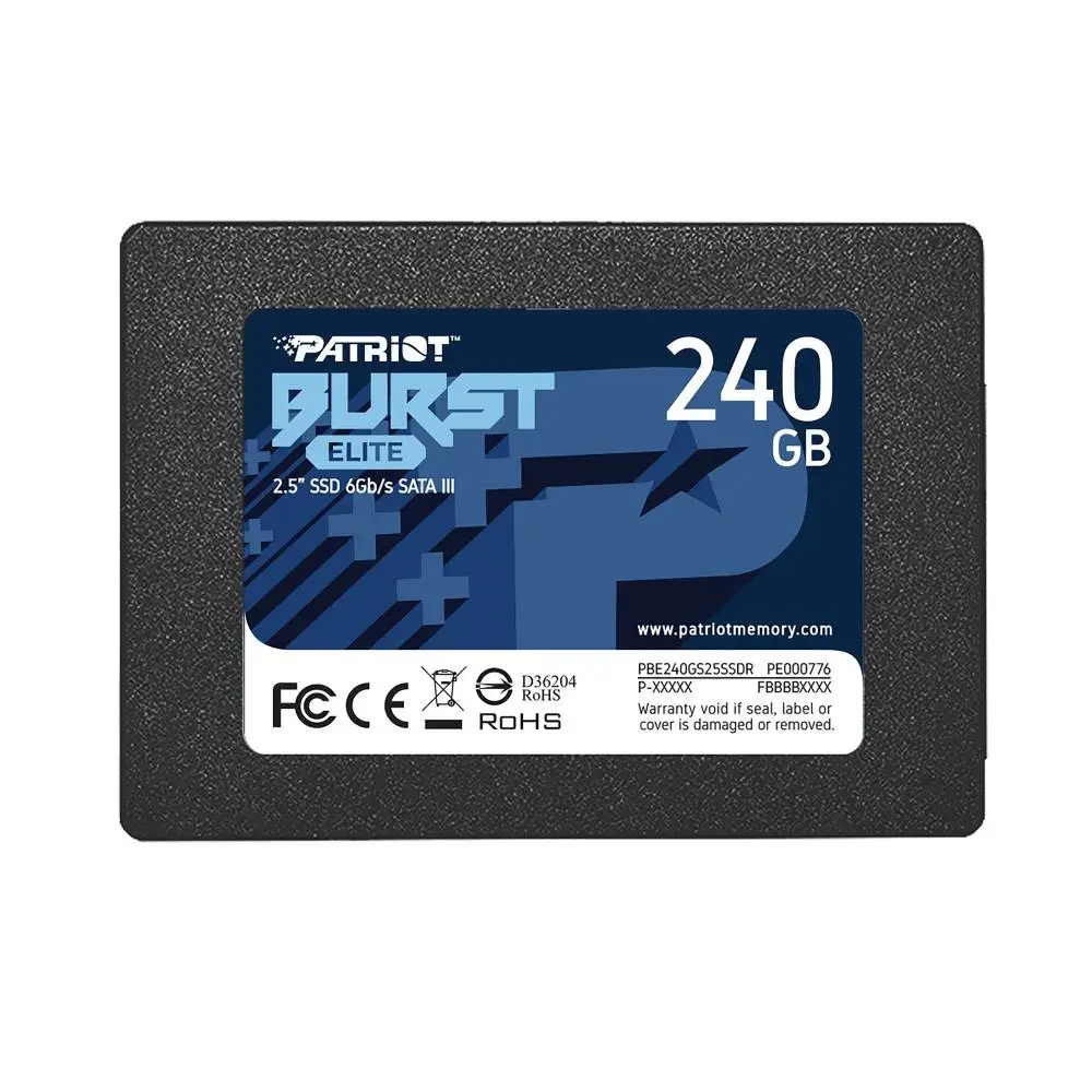 Диск SSD Patriot Burst Elite 240GB SATA3 2.5"- PBE240GS25SSDR