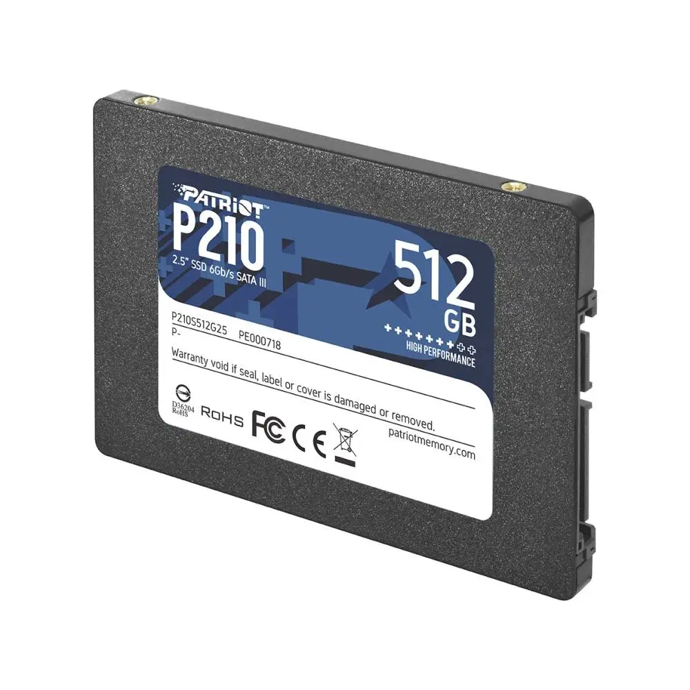 Диск SSD Patriot P210 512GB SATA3 2.5"- P210S512G25