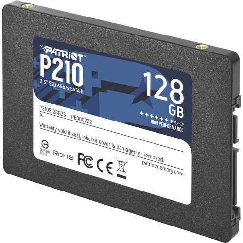 Δίσκος SSD Patriot P210 128GB SATA3 2.5"- P210S128G25