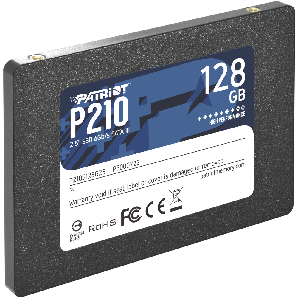 Δίσκος SSD Patriot P210 128GB SATA3 2.5"- P210S128G25