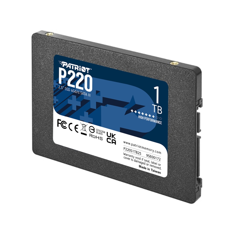 Диск SSD Patriot P220 1TB SATA3 2.5" - P220S1TB25