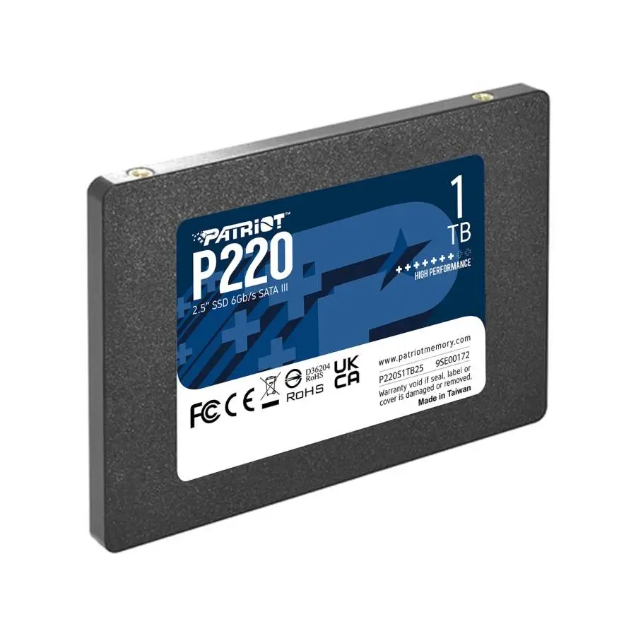 Диск SSD Patriot P220 1TB SATA3 2.5" - P220S1TB25
