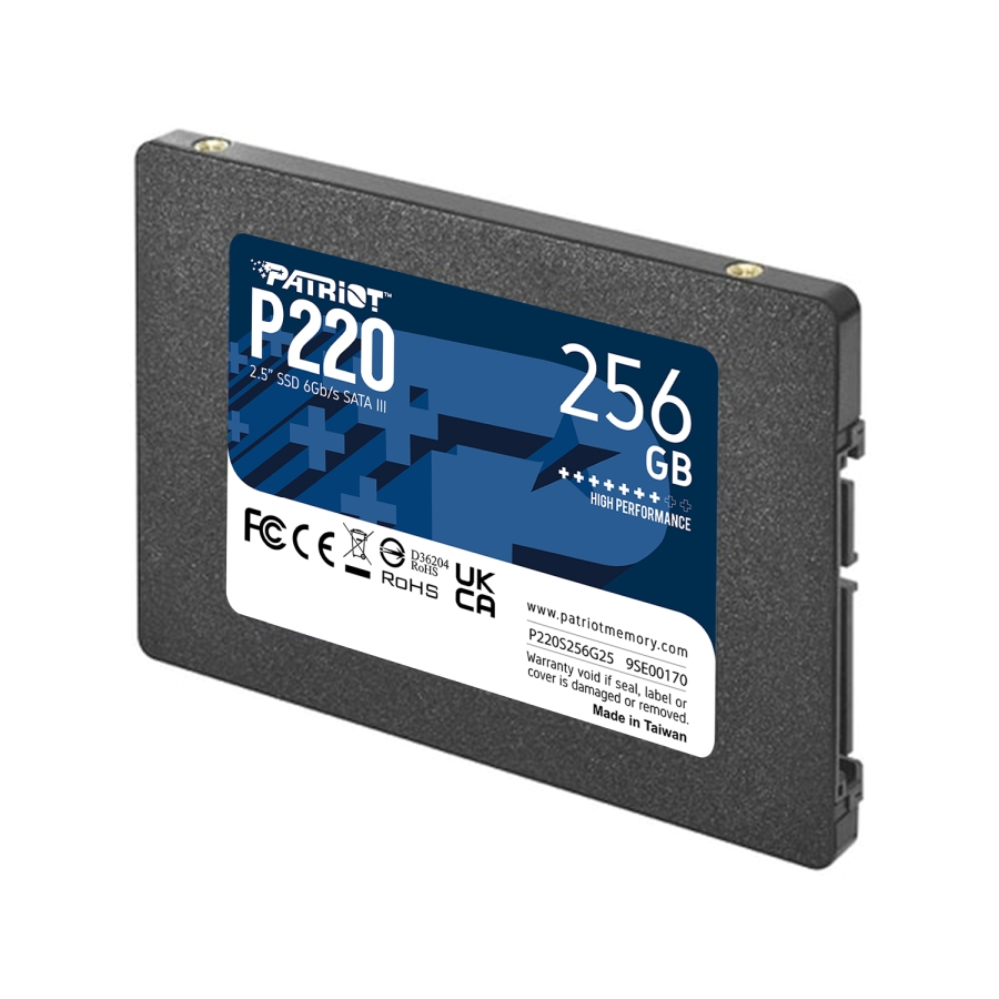 Диск SSD Patriot P220 256GB SATA3 2.5" - P220S256G25