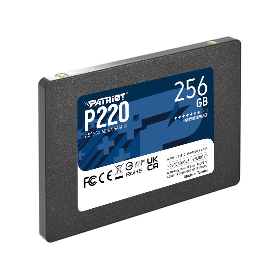 Диск SSD Patriot P220 256GB SATA3 2.5" - P220S256G25