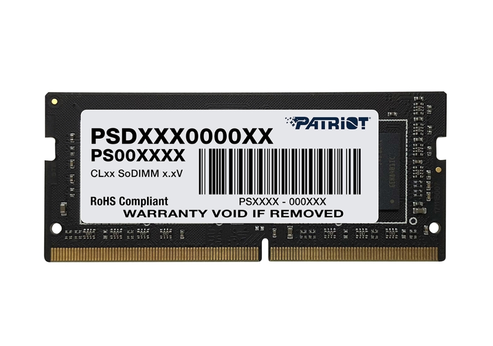 Памет Patriot Signature SODIMM 16GB SC 3200Mhz CL22 - PSD416G320081S 