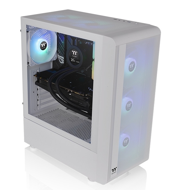 Кутия Thermaltake S200 TG Snow - CA-1X2-00M6WN-00