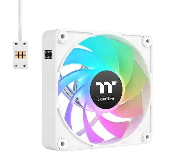Вентилатори Thermaltake CT120 EX Reverse ARGB Sync PC Cooling Fan 3 Pack Magnetic Connect White