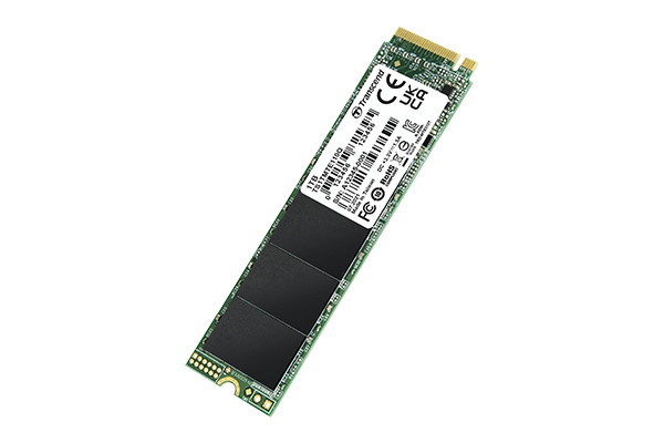 Диск SSD Transcend 500GB, M.2 2280, PCIe Gen3x4, M-Key, QLC, DRAM-less - TS500GMTE110Q