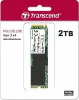 Диск SSD Transcend 2TB, M.2 2280, PCIe Gen3x4, M-Key, 3D TLC, with Dram - TS2TMTE220S