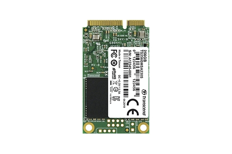 Диск SSD Transcend 256GB, mSATA SSD, SATA3, 3D TLC - TS256GMSA230S