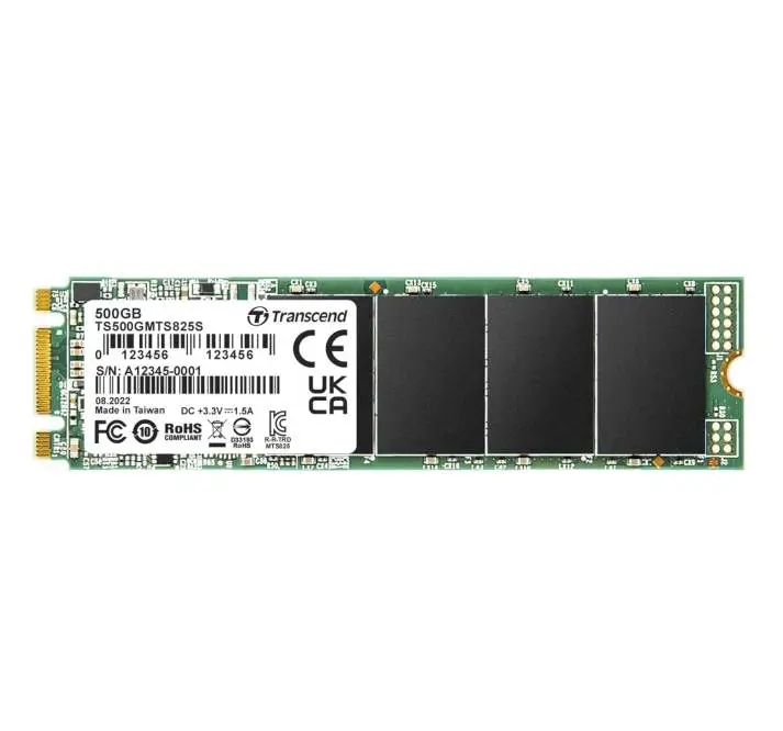 Диск SSD Transcend 500GB, M.2 2280 SSD, SATA3 B+M Key, TLC - TS500GMTS825S