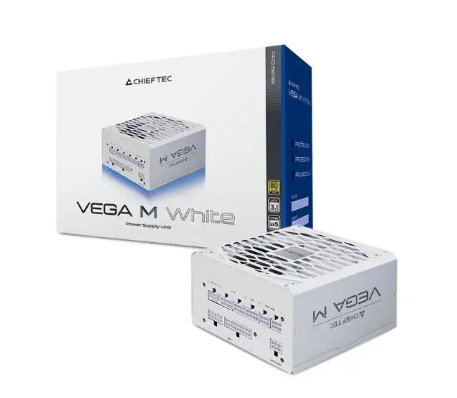 Chieftec Vega 750W ATX 3.1 White 80 Plus Gold PSU - PPG-750-
