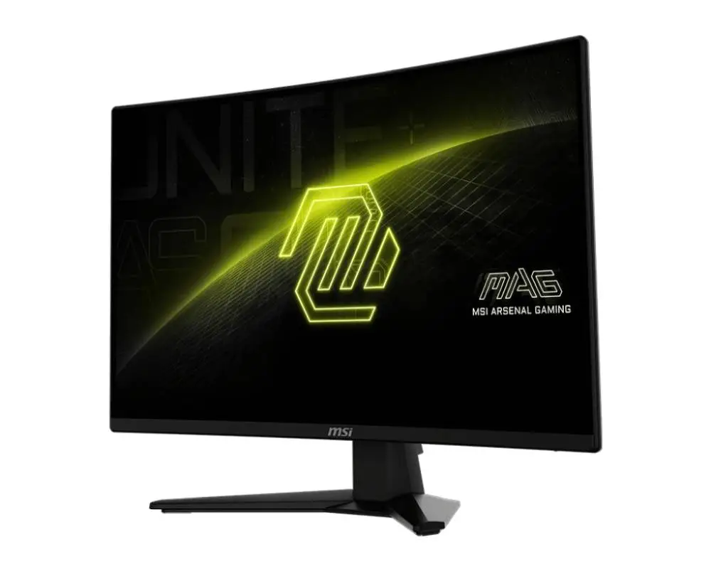 Монитор MSI MAG 274CQF, 27", Rapid VA, 2560x1440 (WQHD), 0.5ms, 180Hz, CURVE 1500R, Adaptive-Sync, DP(1.4), 2xHDMI 2.0b, Tilt, VESA, Black