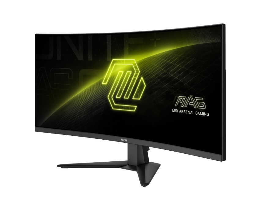 Монитор MSI MAG 346CQ, 34”, 1ms, 180Hz, Rapid VA, 3440 x 1440 (UWQHD), 21:9, CURVE 1500R, AMD FreeSync Premium, HDR Ready, DP(1.4a), 2xHDMI 2.0b, Black - 9S6-3DD71M-011