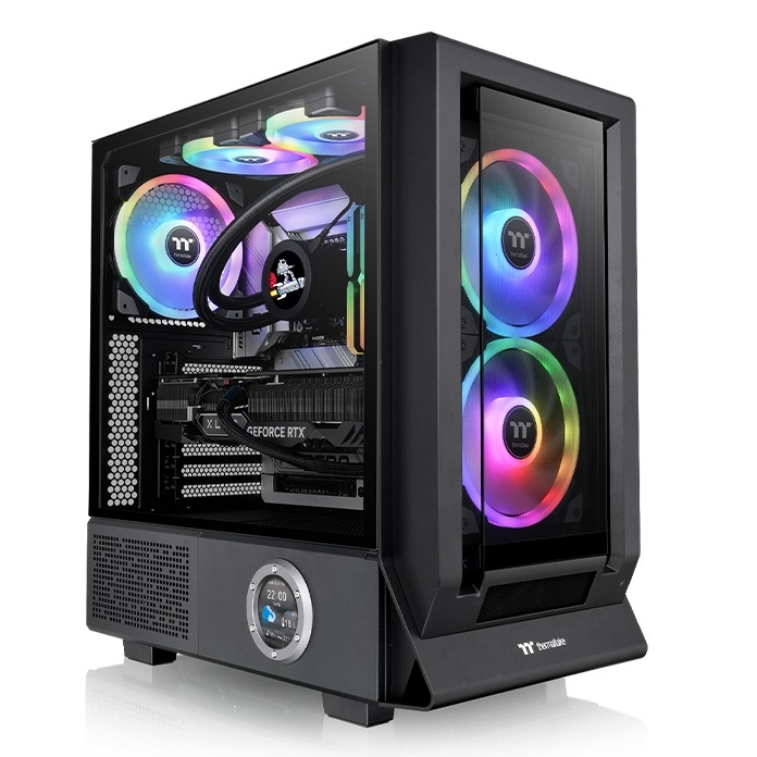 Комбо кутия и захранване Thermaltake Ceres 350 Black + Thermaltake Toughpower GF A3 1050W